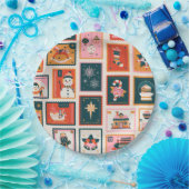 Weihnachtsschmuck-Postkarten Pappteller (Party)