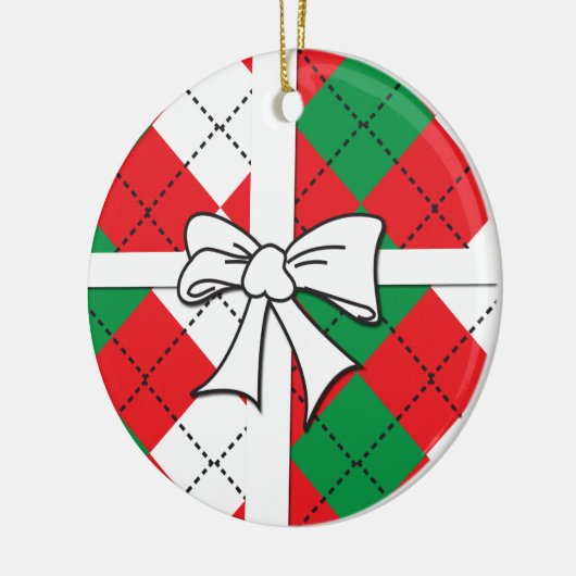 Weihnachtsschmuck Raute (Links)