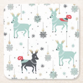 Weihnachtsschmuck Rechteckiger Pappuntersetzer (Vorderseite)