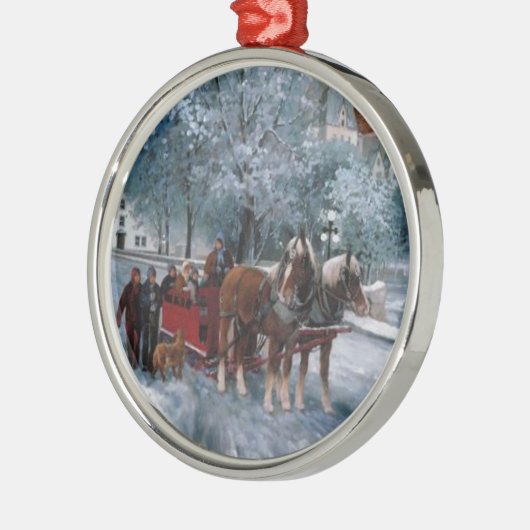 Weihnachtsschmuck - Reitpferd (Links)