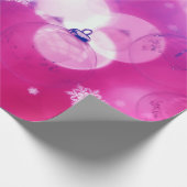 Weihnachtsschmuck Rosa Geschenkpapier (Ecke)