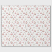 Weihnachtsschmuck Rosa Weihnachten Geschenkpapier (Flach)