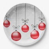 Weihnachtsschmuck Rote ID251 Pappteller (Vorderseite)