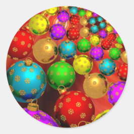 Weihnachtsschmuck Runder Aufkleber