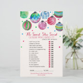 Weihnachtsschmuck sagte er sagte, sie sagte Spiel (Stehend Vorderseite)