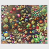 Weihnachtsschmuck Sampler Geschenkpapier (Flach)