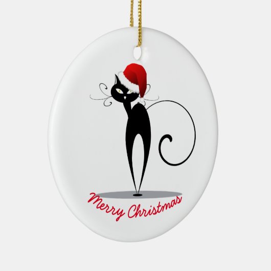 Weihnachtsschmuck - Santa Cat (Rechts)