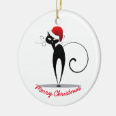 Weihnachtsschmuck - Santa Cat (Links)