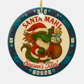 Weihnachtsschmuck Santa Mahj (Hinten)