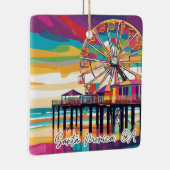 Weihnachtsschmuck Santa Monica, CA (Rechts)