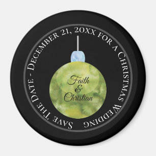 Weihnachtsschmuck/Save the Date/Hochzeit Magnet