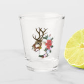 Weihnachtsschmuck Schnapsglas (Vorderseite)