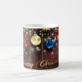 Weihnachtsschmuck & Schneeflocken Kaffeetasse (Mittel)