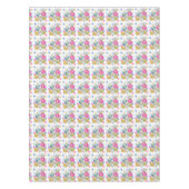 Weihnachtsschmuck & Schneeflocken Tischdecke (Vorderseite)