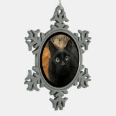 Weihnachtsschmuck Schneeflocken Zinn-Ornament (Links)