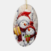 Weihnachtsschmuck - Schneemann (Rechts)