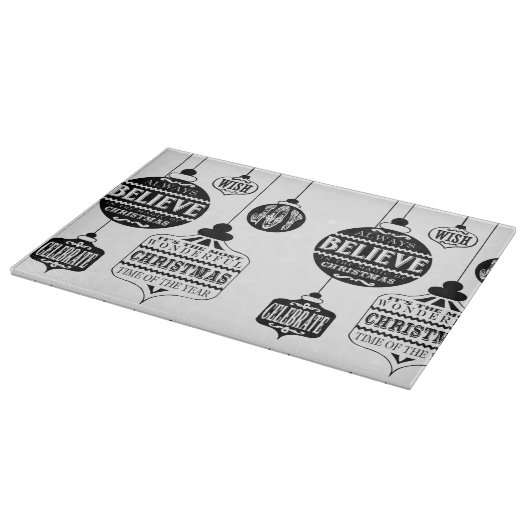 Weihnachtsschmuck Schneidebrett (Ecke)