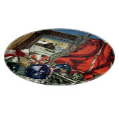 Weihnachtsschmuck Schneidebrett (Ecke)