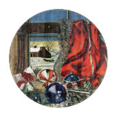 Weihnachtsschmuck Schneidebrett (Vorderseite)