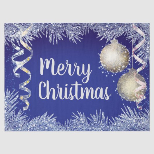 Weihnachtsschmuck Seidenpapier (Vorderseite)