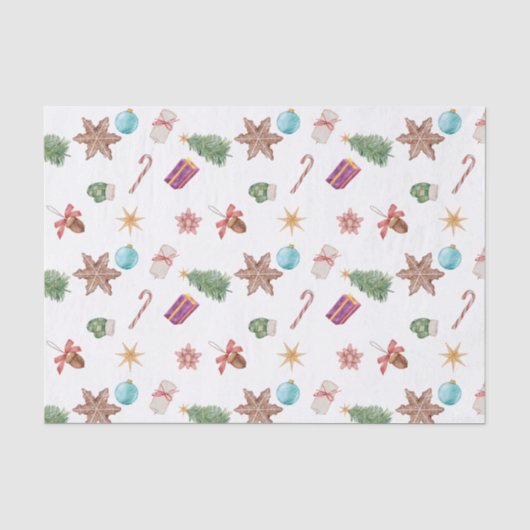 Weihnachtsschmuck Seidenpapier (Vorderseite)