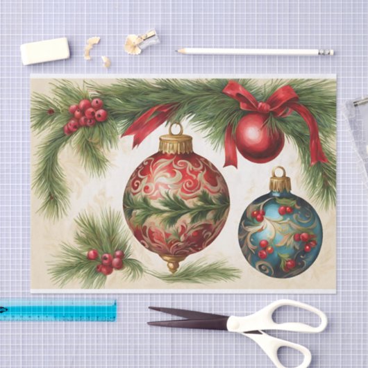 Weihnachtsschmuck Seidenpapier (Handwerk)