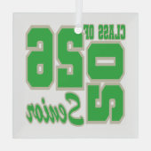 Weihnachtsschmuck Senior 2026 Glasschmuck (Rückseite)