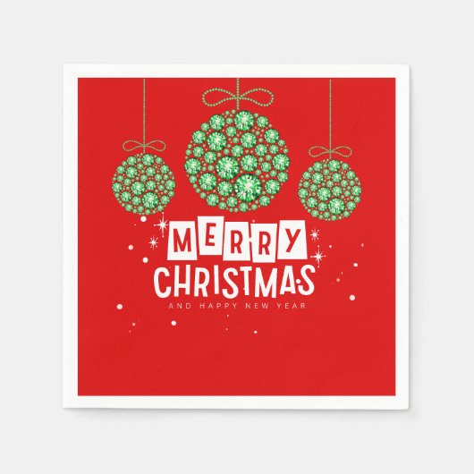 Weihnachtsschmuck Serviette (Vorderseite)