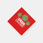 Weihnachtsschmuck Serviette (Ecke)