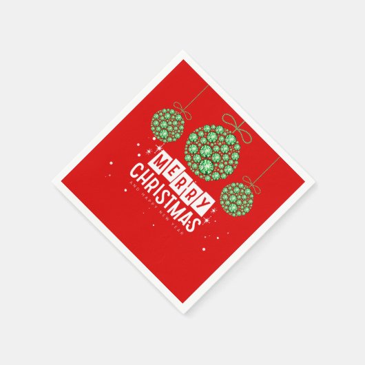 Weihnachtsschmuck Serviette (Ecke)