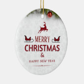 Weihnachtsschmuck-Set Keramik Ornament (Rechts)