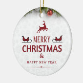 Weihnachtsschmuck-Set Keramik Ornament (Links)