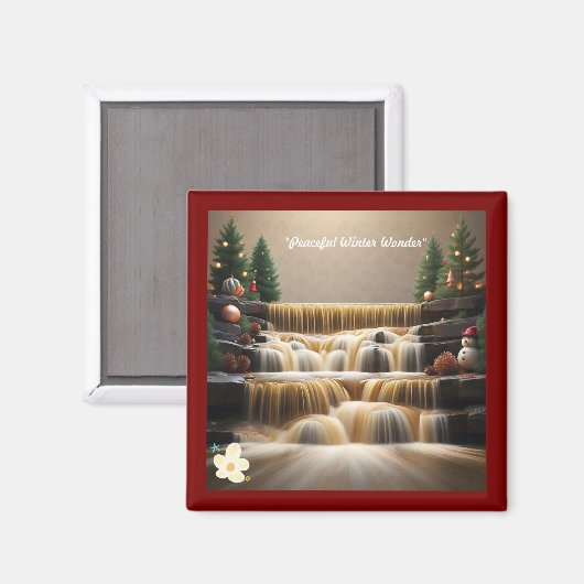 "Weihnachtsschmuck Shine" Magnet (Vorderseite/Rückseite)