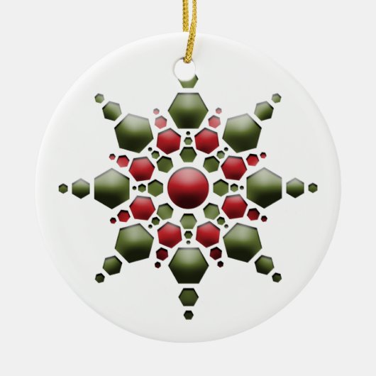 Weihnachtsschmuck Snowflake (Vorne)