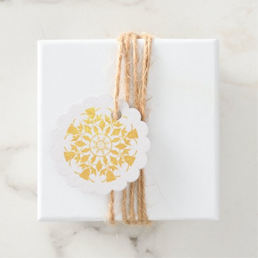 Weihnachtsschmuck Snowflake Mandala Geschenkanhänger (Mit Box)