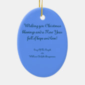 Weihnachtsschmuck "Song der Engel" (Hinten)