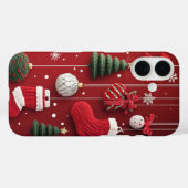 Weihnachtsschmuck Strümpfe Rot Grün Case-Mate iPhone Hülle (Rückseite (Horizontal))