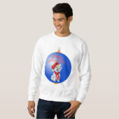 Weihnachtsschmuck Sweatshirt (Vorne ganz)