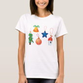 Weihnachtsschmuck T-Shirt (Vorderseite)