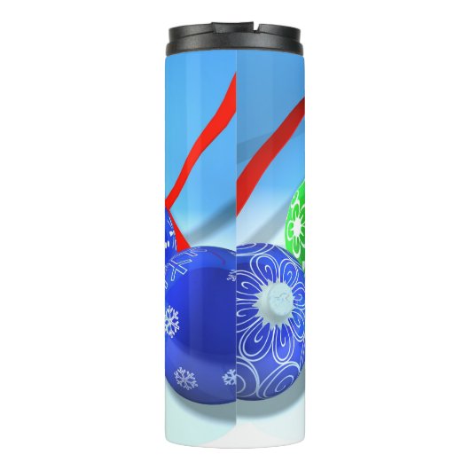 Weihnachtsschmuck Thermosbecher (Rückseite)