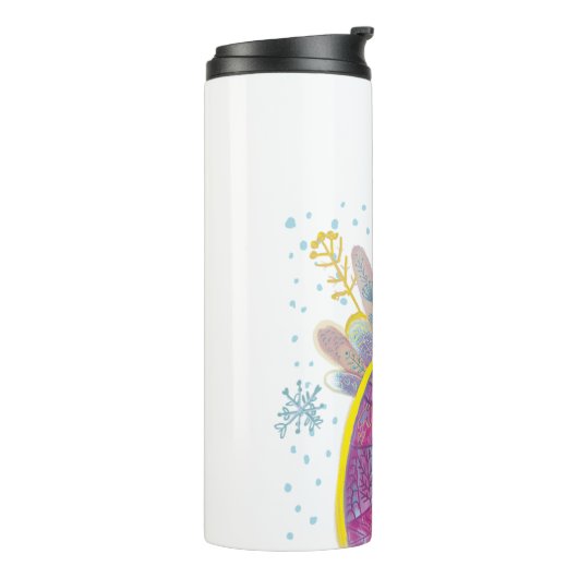 Weihnachtsschmuck Thermosbecher (Nach links gedreht)