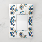 Weihnachtsschmuck Tree blau schwarzer heller Mond (Innen Mitte)