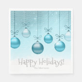 Weihnachtsschmuck Türkis ID251 Serviette (Vorderseite)