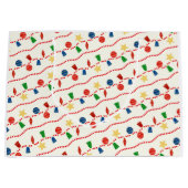 Weihnachtsschmuck und -garland große geschenktüte (Vorderseite)