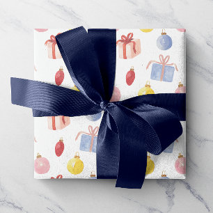 Weihnachtsschmuck und Geschenke Geschenkpapier