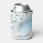 Weihnachtsschmuck und Schneeflocken Dosenkühler (Kanne Vorderseite)