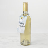 Weihnachtsschmuck und Schneeflocken Flaschenanhänger (Angewinkelt)