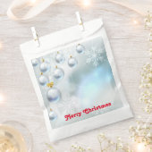 Weihnachtsschmuck und Schneeflocken Geschenktütchen (Ausgeschnitten)