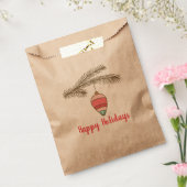 Weihnachtsschmuck und -zweig individuell anpassbar geschenktütchen (Versiegelt)