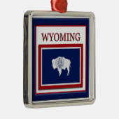 Weihnachtsschmuck unter der Flagge des Wyoming-Sta (Rechts)